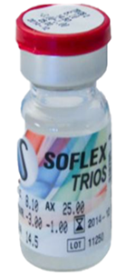 עדשות מגע צילינדר חודשיות תלת חודשיות סופלקס Soflex TRIOS עדשה תלת חודשית צילנדר
